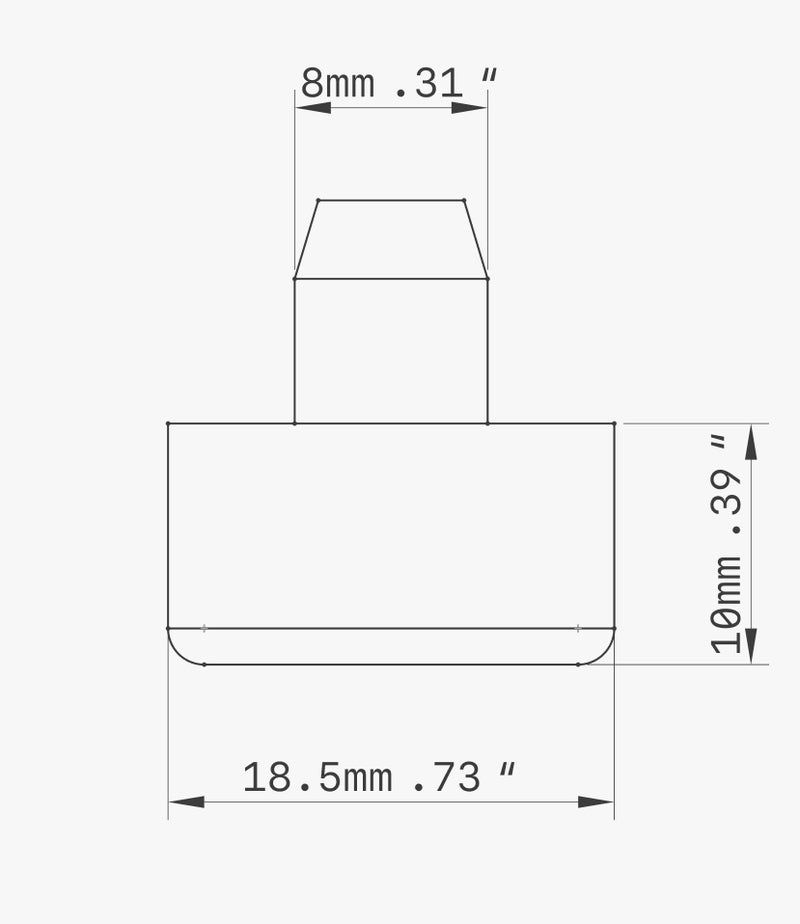 VDE Industries 4X Replacement feet Compatible with IKEA Alex 119363 - Image 2